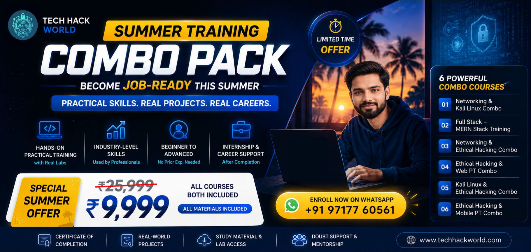 Tech Hack World Summer Training Combo Pack Offer