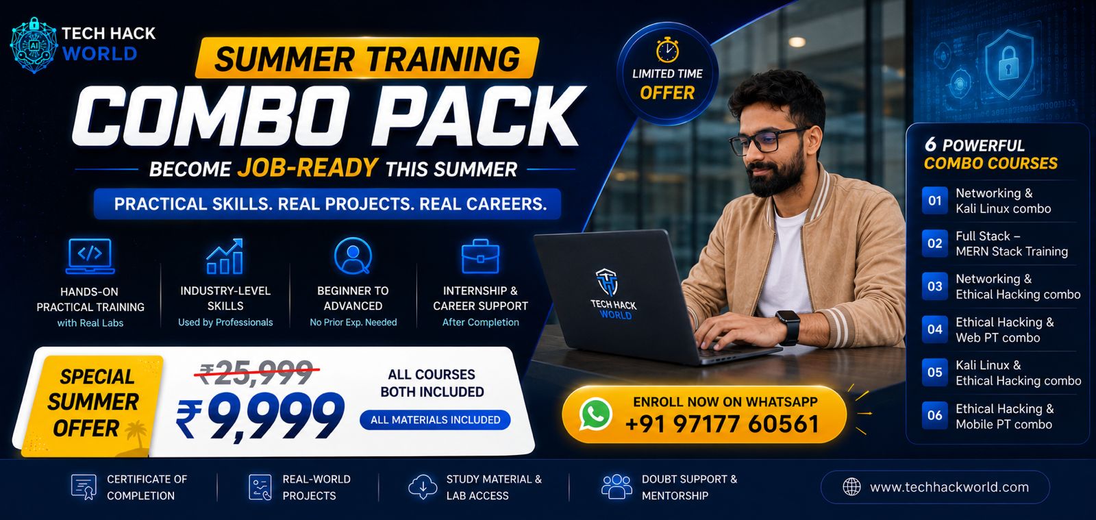 Tech Hack World Summer Training Combo Pack Offer