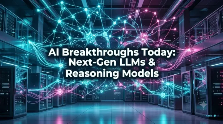 AI Breakthroughs Today: Next-Gen LLMs & Reasoning Models